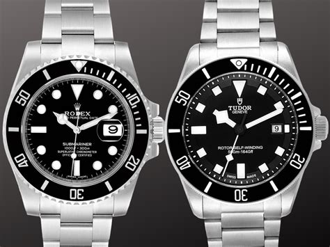 rolex submariner vs tudor|tudor submariner for sale.